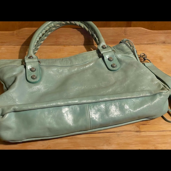🔥Balenciaga 🔥2 way mint green leather MOTTO Shoulder Bag used - #3444💗💗💗it - Picture 11 of 13